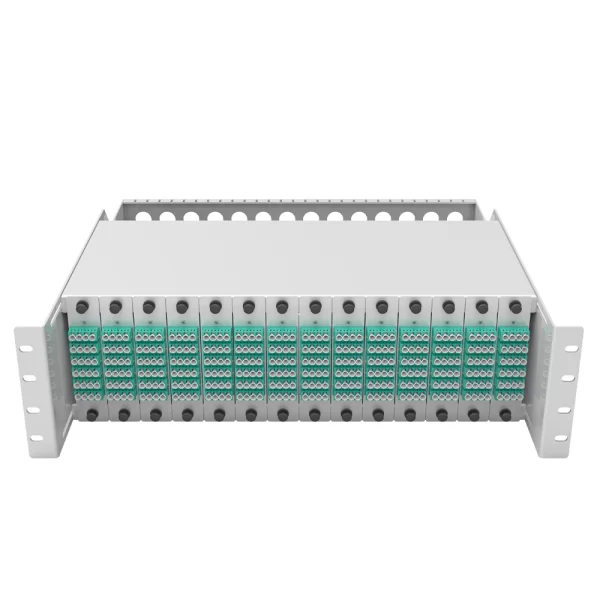 3U 19’’ 14xMTP ve MPO Kasetli Yüksek Kapasiteli Panel CAN-X-MO-3U-01